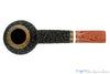 Dr. Bob Pipe (PPP) Rusticated Hawkbill with Acrylic and Brindle