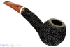 Dr. Bob Pipe (PPP) Rusticated Hawkbill with Acrylic and Brindle