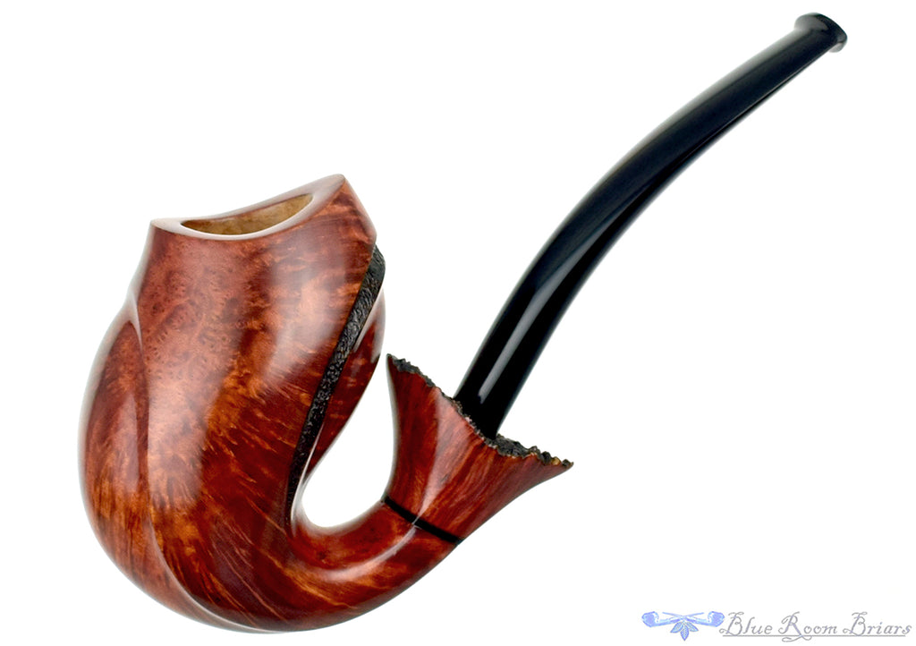Blue Room Briars is proud to present this Alexa Pipe by Dragomir Aleksic 3/4 Bent Whale
