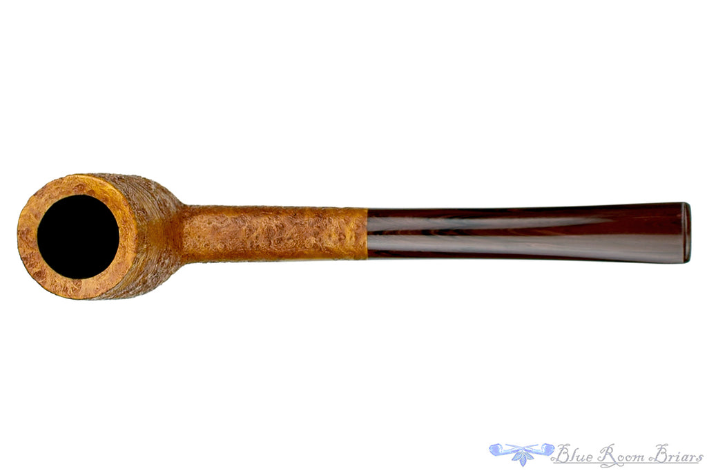 Blue Room Briars is proud to present this Thomas James Pipe Tan Blast Chimney with Brindle