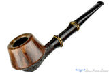 Blue Room Briars is proud to present this Doug Finlay Pipe Partial Blast Rhodesian with Dark Bamboo