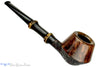 Blue Room Briars is proud to present this Doug Finlay Pipe Partial Blast Rhodesian with Dark Bamboo