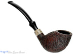 Blue Room Briars is proud to present this Doug Finlay Pipe Bent Sandblast Canted Egg with Acrylic