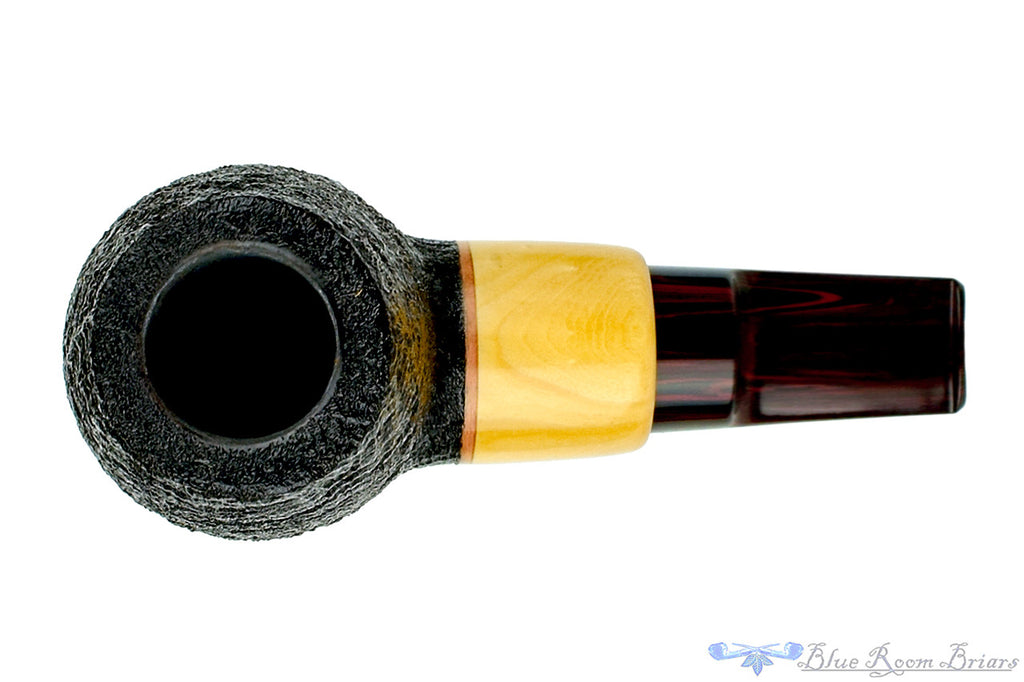 Blue Room Briars is proud to present this Bill Shalosky Pipe 331 Ring Blast Tall Stout Brandy with Box Elder and Brindle