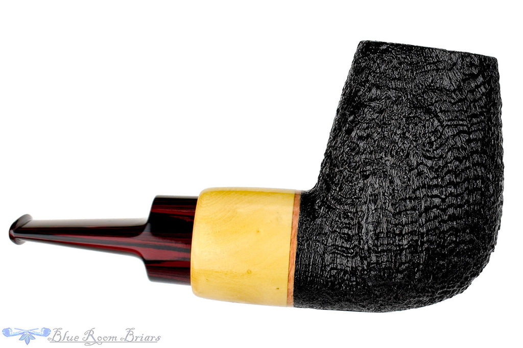 Blue Room Briars is proud to present this Bill Shalosky Pipe 331 Ring Blast Tall Stout Brandy with Box Elder and Brindle