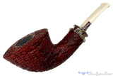 Bill Shalosky Pipe 336 Ring Blast Dublin with Fordite and Split Stem