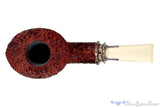 Bill Shalosky Pipe 336 Ring Blast Dublin with Fordite and Split Stem