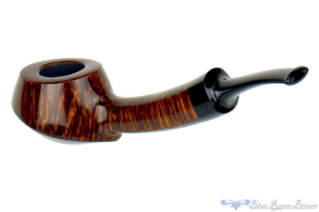 Blue Room Briars is proud to present this Clark Layton Pipe 1/4 Bent Volcano