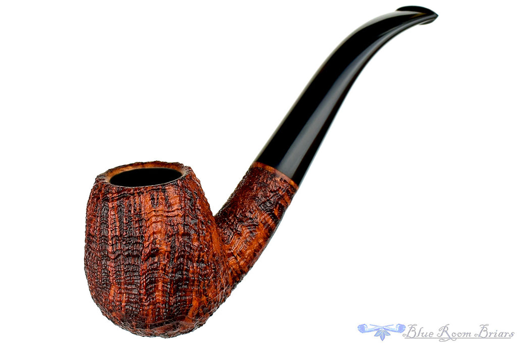 Blue Room Briars is proud to present this Clark Layton Pipe 1/2 Bent Ring Blast Billiard