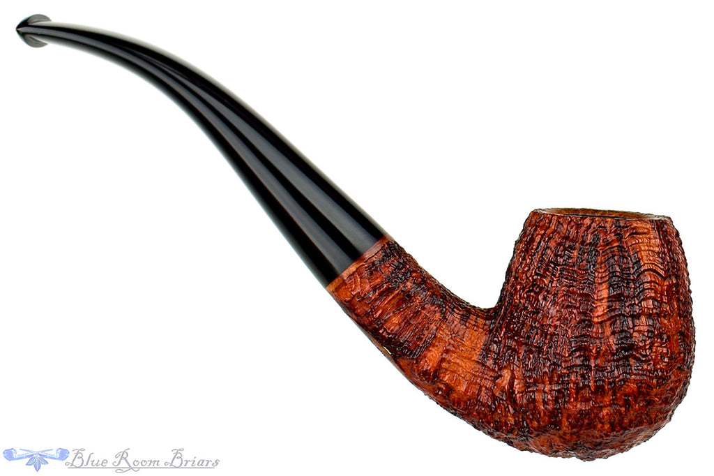Blue Room Briars is proud to present this Clark Layton Pipe 1/2 Bent Ring Blast Billiard