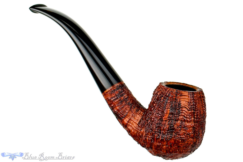Blue Room Briars is proud to present this Clark Layton Pipe 1/2 Bent Ring Blast Billiard