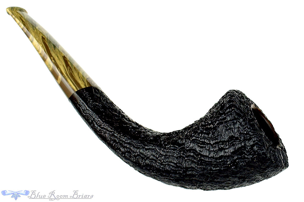 Blue Room Briars is proud to present this Clark Layton Pipe Black Blast Horn