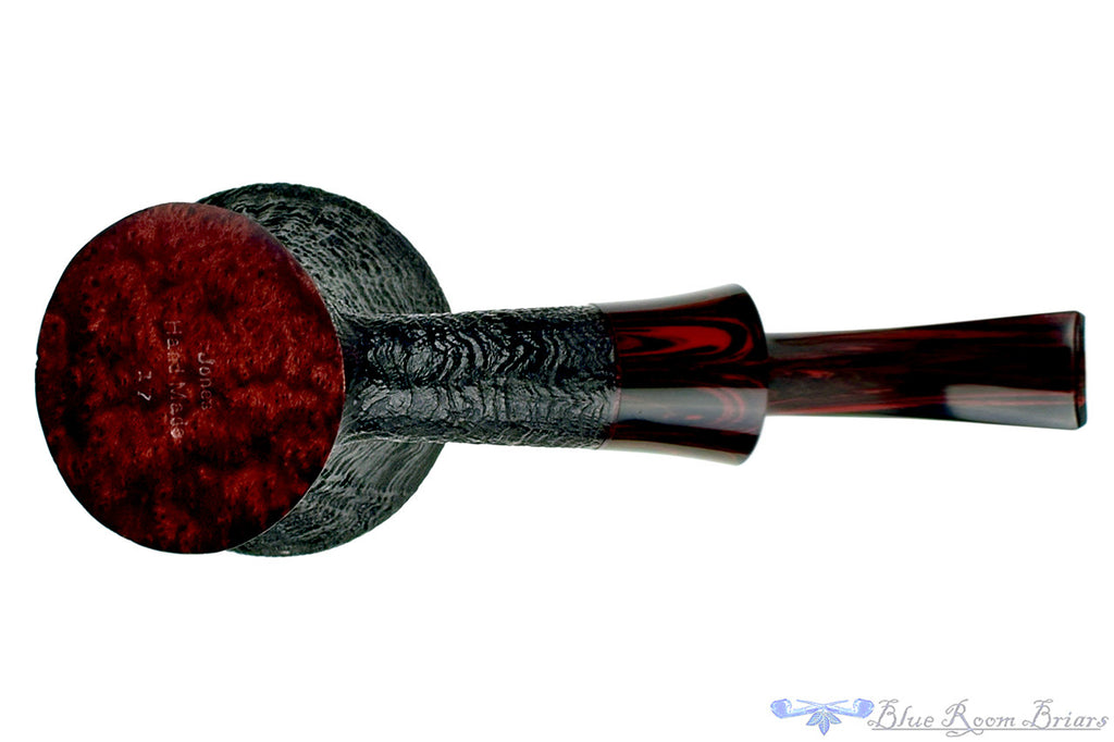 Blue Room Briars is proud to present this Jesse Jones Pipe Black Blast Bent Cherrywood with Smooth Rim