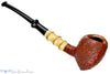 Blue Room Briars is proud to present this Nate King Pipe 721 Mid-Tone Sandblast Potato Sack with Bamboo