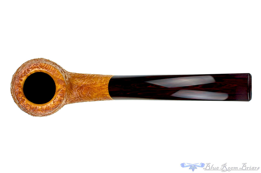Blue Room Briars is proud to present this Jesse Jones Pipe 3/4 Bent Tan Blast Large Billiard with Brindle