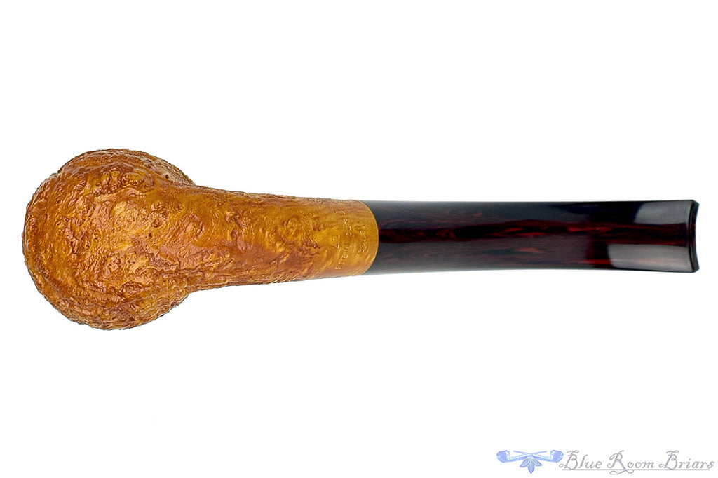 Blue Room Briars is proud to present this Jesse Jones Pipe 3/4 Bent Tan Blast Large Billiard with Brindle