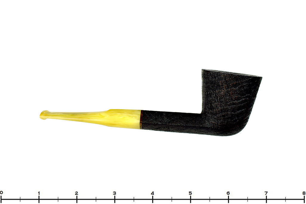 Blue Room Briars is proud to present this Jerry Crawford Pipe Strawberry Wood Diamond Shank Dublin with Vintage Bakelite