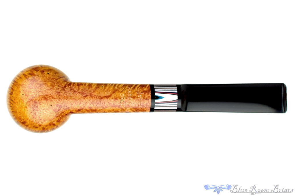 Blue Room Briars is proud to present this Jesse Jones Pipe 3520 Saddled Tall Billiard with Fordite