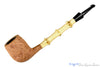 Blue Room Briars is proud to present this Yorgos Mitakidis Pipe 4722 Tan Blast Billiard with Bamboo