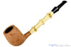 Blue Room Briars is proud to present this Yorgos Mitakidis Pipe 4722 Tan Blast Billiard with Bamboo