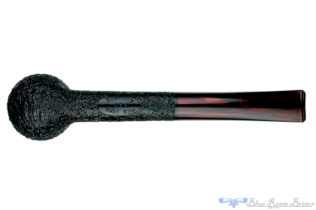 Blue Room Briars is proud to present this Bill Shalosky Pipe 388 Black Blast Billiard with Brindle