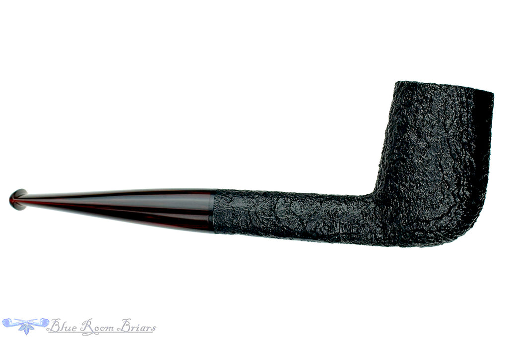 Blue Room Briars is proud to present this Bill Shalosky Pipe 388 Black Blast Billiard with Brindle