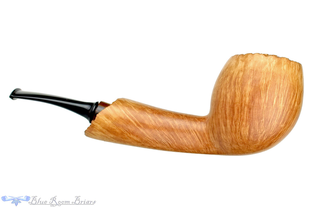 Blue Room Briars is proud to present this Tom Richard Pipe Smooth Freehand with Plateaux and Zebrawood Ferrule