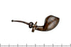 Blue Room Briars is proud to present this Andrey Kharitonov Pipe Pear with Brass and Brindle