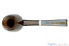 Blue Room Briars is proud to present this Andrey Kharitonov Pipe Billiard with Silver and Brindle