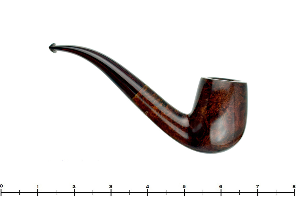 Blue Room Briars is proud to present this Jesse Jones Pipe 1/2 Bent Smooth Cumberland Billiard