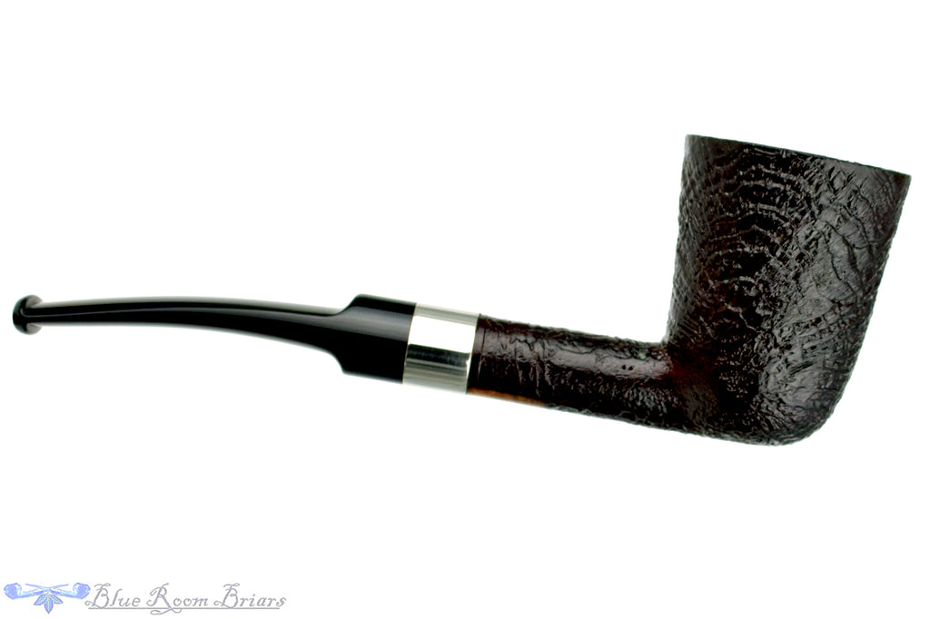 Blue Room Briars is proud to present this Todd Harris Pipe Sandblast Dublin with Silver Band