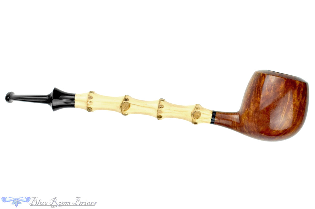 Blue Room Briars is proud to present this Doug Finlay Pipe Prince with Bamboo