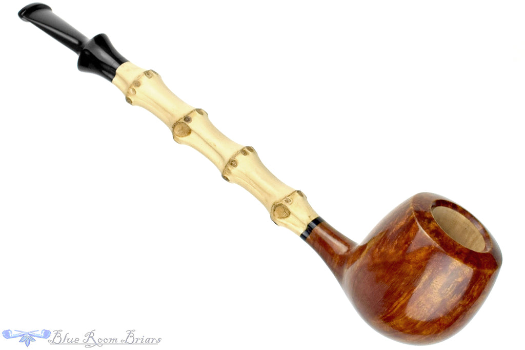 Blue Room Briars is proud to present this Doug Finlay Pipe Prince with Bamboo