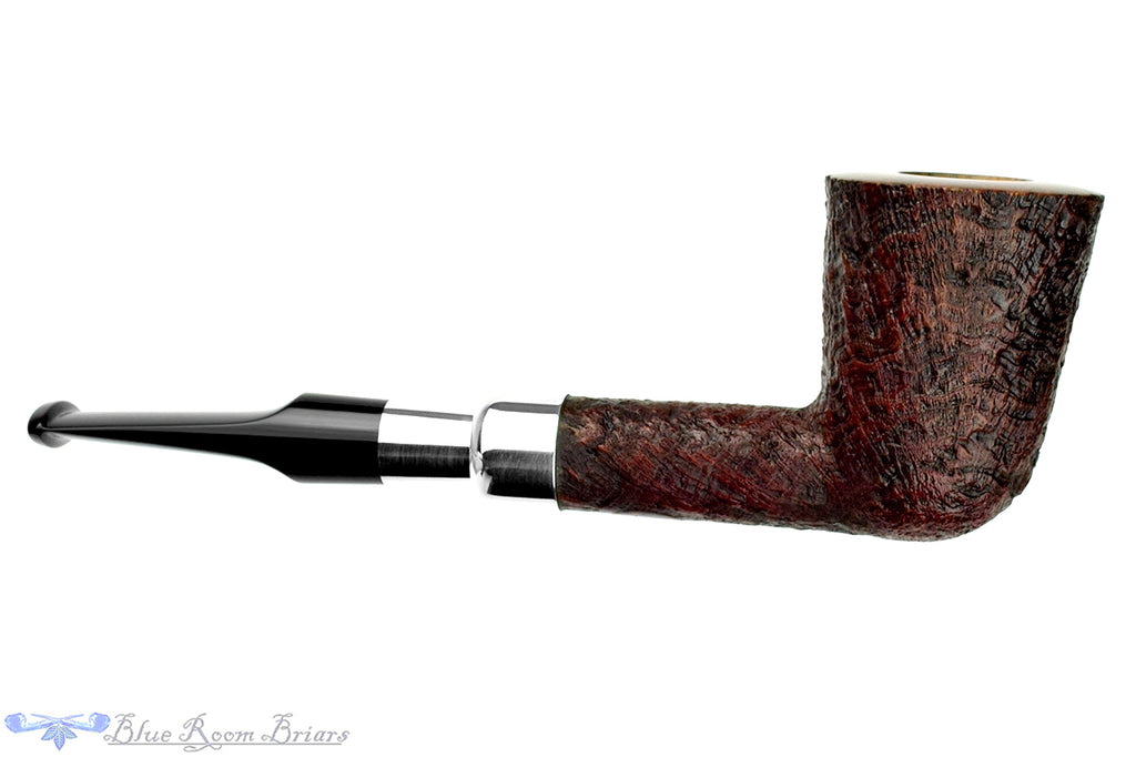 Blue Room Briars is proud to present this Doug Finlay Pipe Sandblast Dublin with Silver Spigot