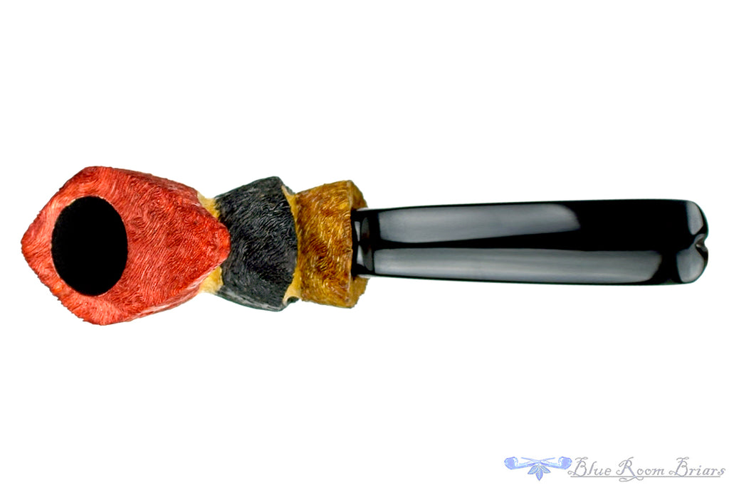 Roger Wallenstein Pipes Reefiffy Twins with Custom Stand and Wooden Box