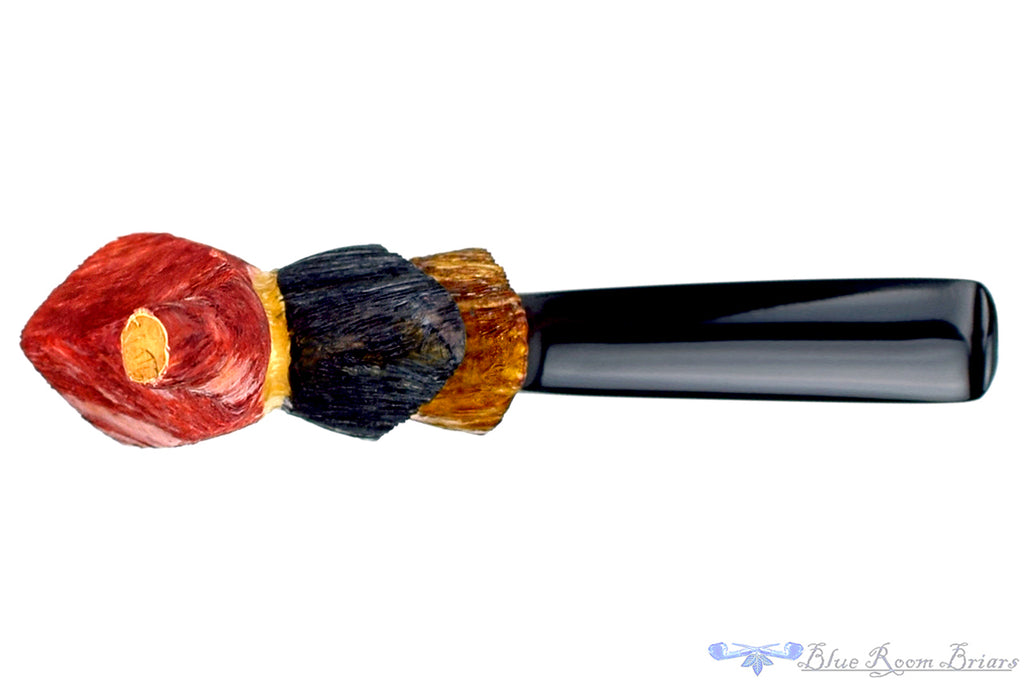 Roger Wallenstein Pipes Reefiffy Twins with Custom Stand and Wooden Box
