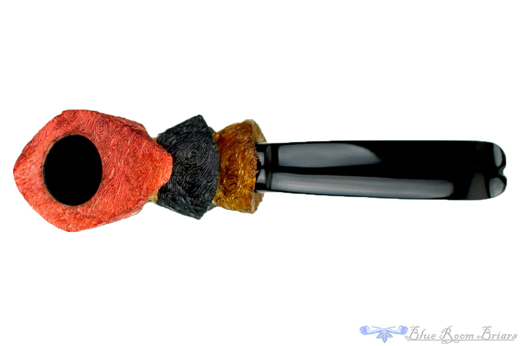 Roger Wallenstein Pipes Reefiffy Twins with Custom Stand and Wooden Box
