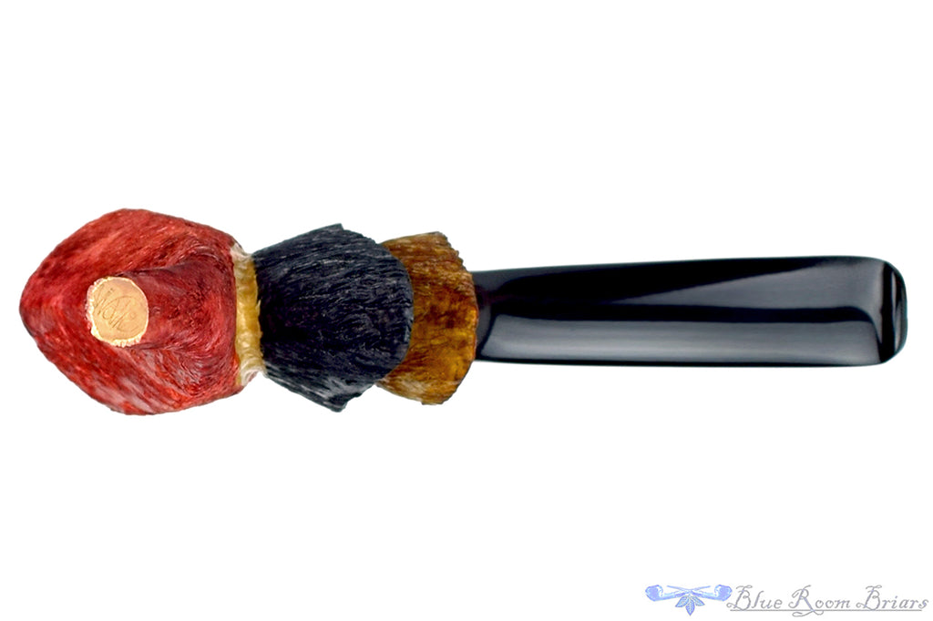 Roger Wallenstein Pipes Reefiffy Twins with Custom Stand and Wooden Box
