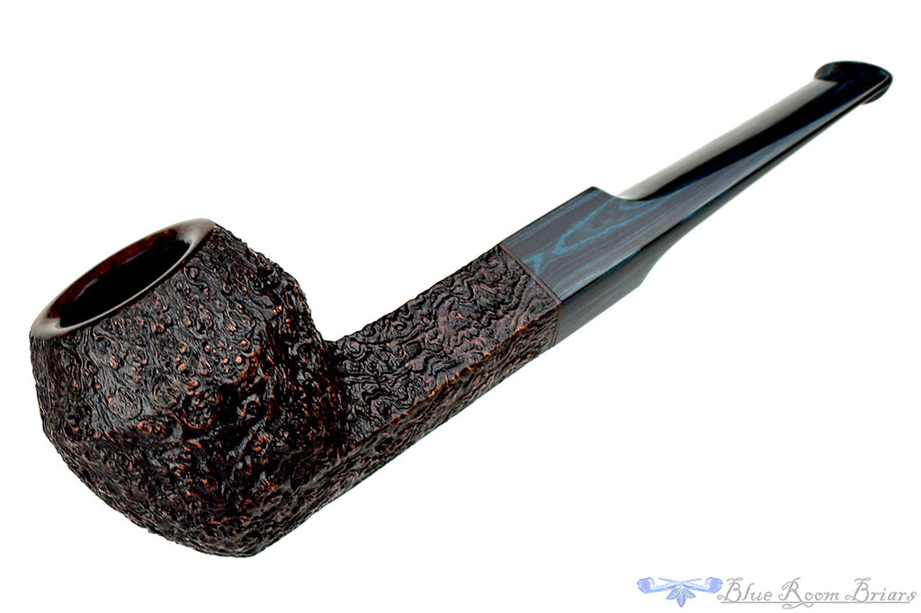 Blue Room Briars is proud to present this Jesse Jones Pipe Sandblast Bulldog with Blue Brindle