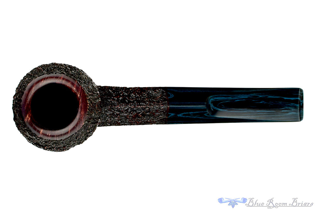 Blue Room Briars is proud to present this Jesse Jones Pipe Sandblast Bulldog with Blue Brindle