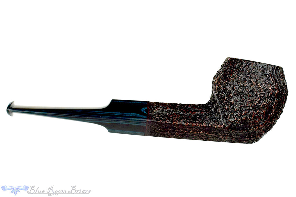 Blue Room Briars is proud to present this Jesse Jones Pipe Sandblast Bulldog with Blue Brindle