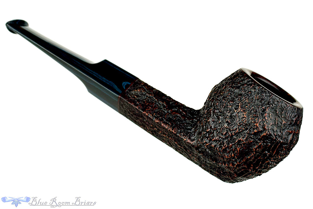 Blue Room Briars is proud to present this Jesse Jones Pipe Sandblast Bulldog with Blue Brindle