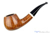 Blue Room Briars is proud to present this Brian Madsen Pipe Smooth Bent Apple with Camel Bone