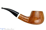 Blue Room Briars is proud to present this Brian Madsen Pipe Smooth Bent Apple with Camel Bone