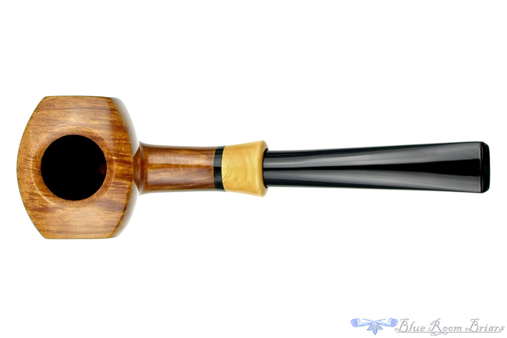 Blue Room Briars is proud to present this Brian Madsen Pipe Smooth Elephant's Foot with Boxwood