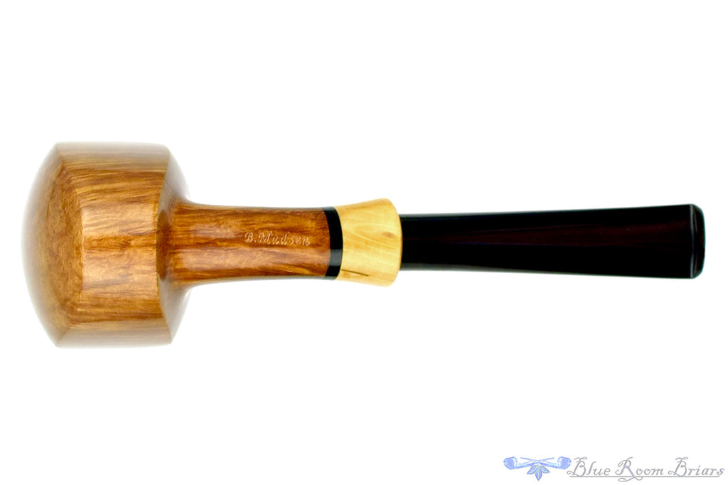 Blue Room Briars is proud to present this Brian Madsen Pipe Smooth Elephant's Foot with Boxwood