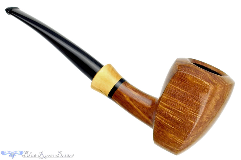 Blue Room Briars is proud to present this Brian Madsen Pipe Smooth Elephant's Foot with Boxwood