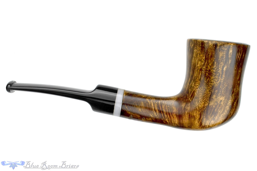 Blue Room briars is proud to present this Ron Smith Pipe Bent Urn with Acrylic