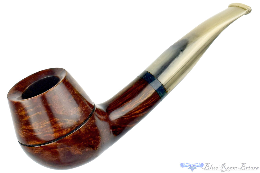 Blue Room Briars is proud to present this Ron Smith Pipe Bent Tall Rhodesian with Acrylic