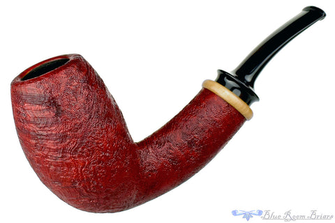 Thomas James Pipe Half Saddle Dublin with French Boxwood and Briar Stand